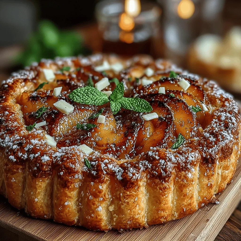 Die Pfirsichparadies-Galette ist nicht nur ein köstliches Dessert, sondern auch ein wunderbares Beispiel für das kulinarische Erbe der französischen Küche. Diese rustikale Tarte bietet eine perfekte Kombination aus süßen, saftigen Pfirsichen und einem zarten, knusprigen Teig. In der modernen Küche hat die Galette an Popularität gewonnen, da sie einfach zuzubereiten ist und sich hervorragend für verschiedene Obstsorten eignet. Sie ist die ideale Wahl für Sommerfeste, Grillabende oder einfach als süßer Abschluss eines gemütlichen Abendessens.