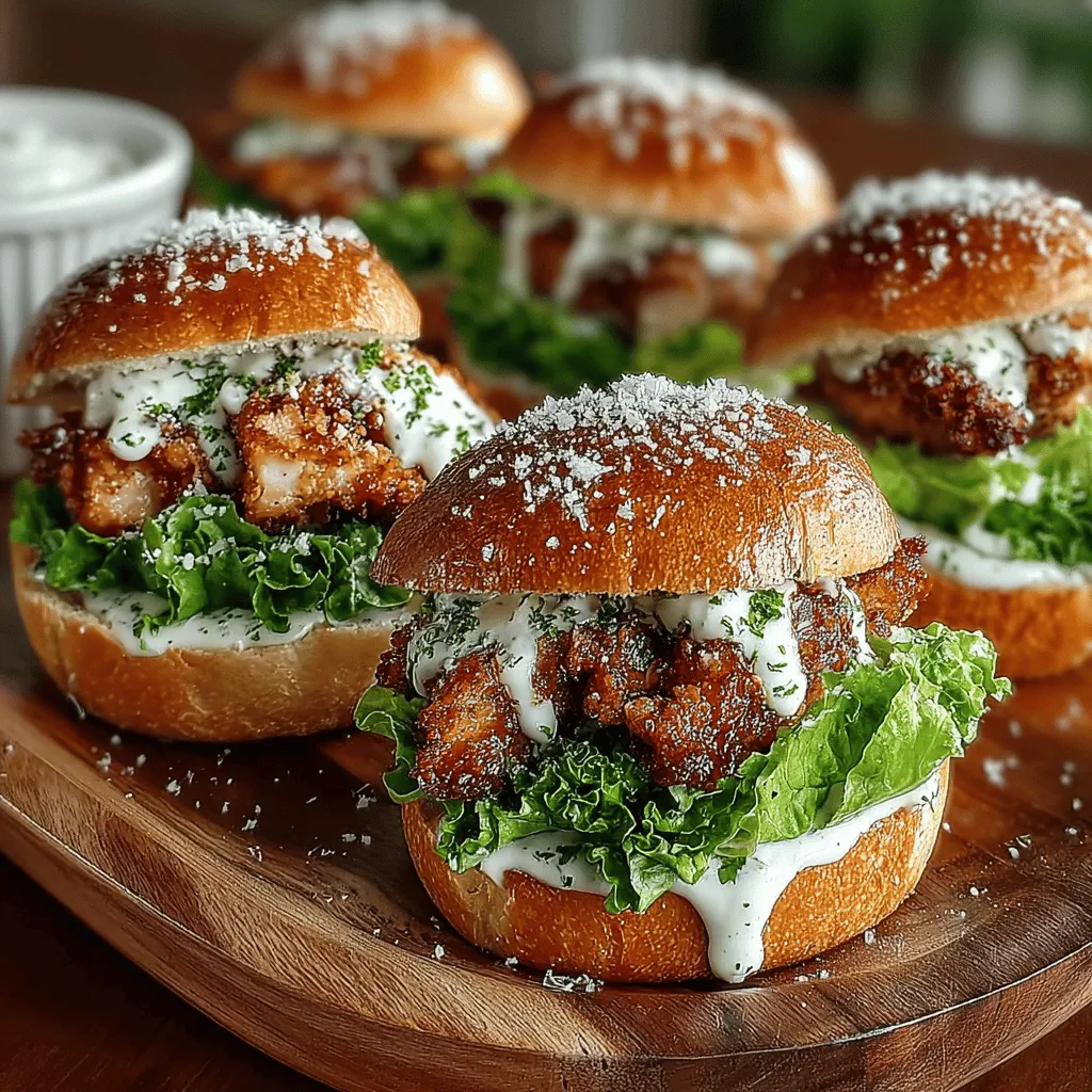 In der Welt der Kulinarik spielen Rezepte eine zentrale Rolle, da sie uns nicht nur anregen, neue Geschmäcker zu entdecken, sondern auch die Traditionen und Kulturen hinter den Gerichten widerspiegeln. Eines dieser köstlichen Rezepte, das sowohl bei großen Festen als auch bei gemütlichen Zusammenkünften überzeugt, sind die Mini Knusprigen Hähnchen Caesar Sliders. Diese kleinen Brötchen vereinen die Aromen von zartem, knusprigem Hähnchen mit dem cremigen Geschmack eines klassischen Caesar-Dressings und sind damit der perfekte Snack oder die ideale Vorspeise.