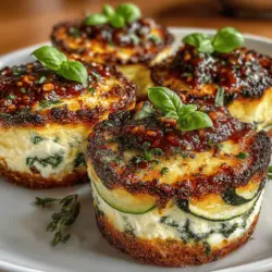Die Zucchini-Lasagna-Cupcakes sind eine innovative und gesunde Interpretation des klassischen italienischen Gerichts, das vor allem für seine reichhaltigen und herzhaften Aromen bekannt ist. Diese kleinen, handlichen Leckerbissen bringen den köstlichen Geschmack einer Lasagne in eine neue Form und bieten gleichzeitig eine fantastische Möglichkeit, Gemüse in die Ernährung einzuführen. In der heutigen schnelllebigen Welt sind solche Rezepte nicht nur schmackhaft, sondern auch praktisch, da sie sich perfekt für das Meal-Prepping oder als Fingerfood für Partys eignen.