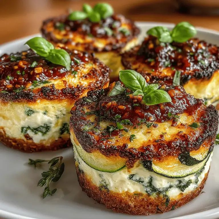 Die Zucchini-Lasagna-Cupcakes sind eine innovative und gesunde Interpretation des klassischen italienischen Gerichts, das vor allem für seine reichhaltigen und herzhaften Aromen bekannt ist. Diese kleinen, handlichen Leckerbissen bringen den köstlichen Geschmack einer Lasagne in eine neue Form und bieten gleichzeitig eine fantastische Möglichkeit, Gemüse in die Ernährung einzuführen. In der heutigen schnelllebigen Welt sind solche Rezepte nicht nur schmackhaft, sondern auch praktisch, da sie sich perfekt für das Meal-Prepping oder als Fingerfood für Partys eignen.
