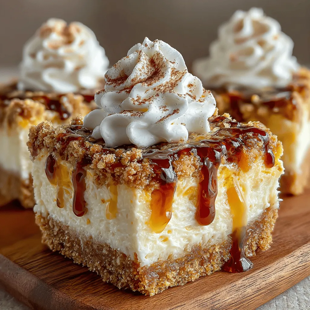 Kürbis ist ein traditionelles Symbol für den Herbst, oft assoziiert mit Erntedankfesten und Halloween. Cheesecake hingegen hat eine lange Geschichte, die bis in die antike griechische Zeit zurückreicht. Die Kombination dieser beiden Elemente in Form von köstlichen Riegeln ist eine moderne Interpretation, die sowohl die Süße des Kürbisses als auch die Cremigkeit des Cheesecakes zur Geltung bringt. Die Mini-Version dieser Riegel macht sie ideal für Partys oder als süßen Snack für zwischendurch.