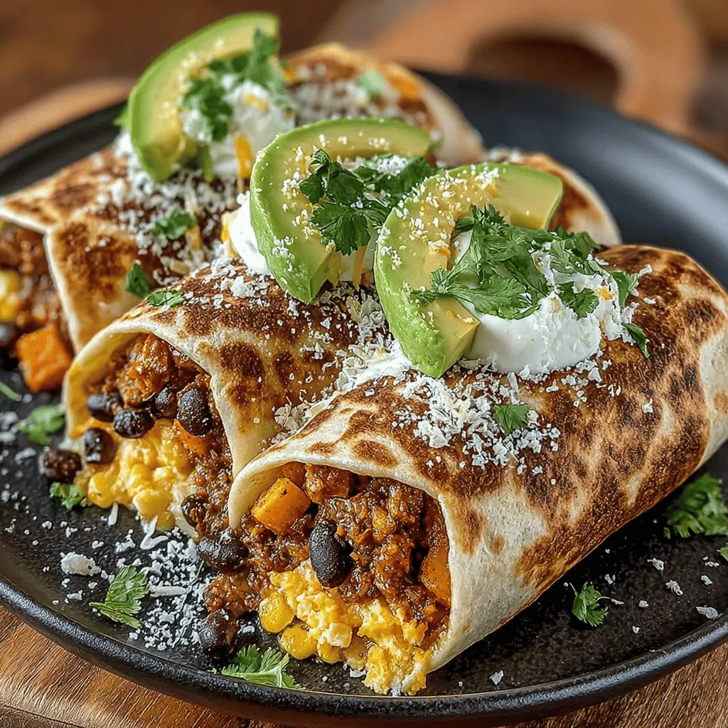 Willkommen zu einem Rezept, das nicht nur lecker ist, sondern auch gesund und nahrhaft: die Süßkartoffel Chili Frühstücks-Burritos. Diese Burritos sind eine perfekte Kombination aus einer Vielzahl von Aromen und Texturen, die deinen Morgen aufpeppen können. Sie sind nicht nur ein echter Genuss für den Gaumen, sondern auch eine ideale Proteinquelle, die dir die Energie gibt, die du für den Tag benötigst.