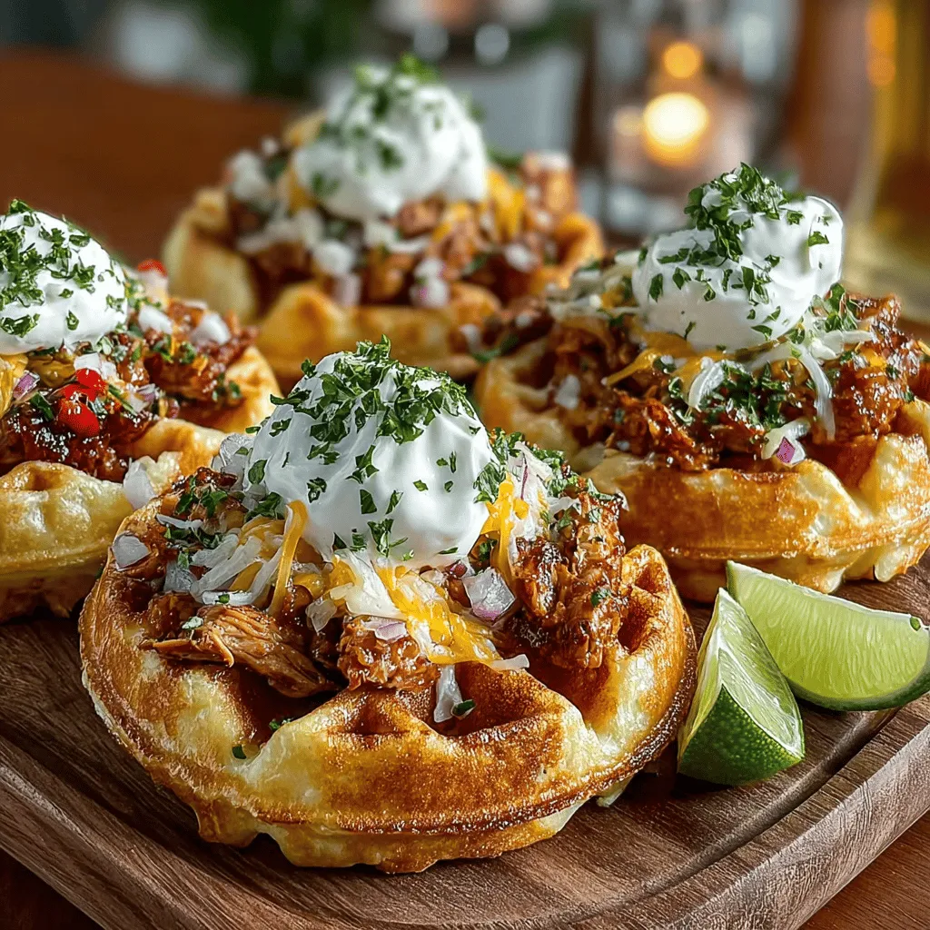 Willkommen zu unserem Rezept für Mini-Hähnchen-Fajita-Waffel-Wraps! Dieses kreative Gericht kombiniert die bekannten Aromen von Fajitas mit dem knusprigen Genuss von Waffeln und ist perfekt für alle, die etwas Neues und Aufregendes in der Küche ausprobieren möchten. Die Mini-Waffel-Wraps sind nicht nur geschmacklich überzeugend, sondern auch einfach zuzubereiten, was sie zu einer idealen Wahl für ein schnelles Mittagessen, ein entspanntes Abendessen oder sogar als Party-Snack macht.