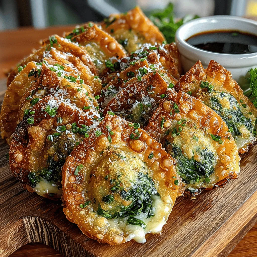 Wontons sind eine köstliche und vielseitige Speise, die ihren Ursprung in der chinesischen Küche hat. Sie sind bekannt für ihre knusprige Hülle und die aromatische Füllung, die in verschiedenen Variationen angeboten werden können. In diesem Rezept präsentieren wir Ihnen eine gesunde und schmackhafte Variante: Knusprige Wontons mit Spinat und Ricotta, zubereitet in der Heißluftfritteuse. Diese kreative Kombination aus frischem Spinat, cremigem Ricotta und herzhaftem Parmesan bietet nicht nur einen hervorragenden Geschmack sondern auch zahlreiche gesundheitliche Vorteile.