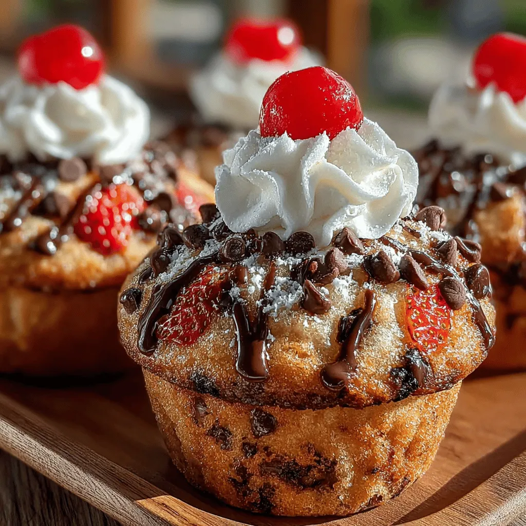 Schokoladen-Bananen-Split-Muffins: Ein himmlisches Rezept