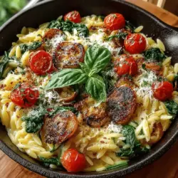 In einer Welt, die oft hektisch und überladen ist, suchen viele von uns nach einfachen, aber dennoch schmackhaften Lösungen für das tägliche Kochen. Hausgemachte Rezepte bieten nicht nur eine Möglichkeit, köstliche Gerichte zuzubereiten, sondern auch die Möglichkeit, frische Zutaten zu verwenden und die Kontrolle über die eigene Ernährung zu übernehmen. Das hier vorgestellte Rezept für One-Pan Knoblauch Parmesan Orzo ist ein perfektes Beispiel dafür, wie man in kurzer Zeit ein schmackhaftes und nahrhaftes Gericht zubereiten kann, das sowohl für Familienessen als auch für Abendessen mit Freunden geeignet ist.