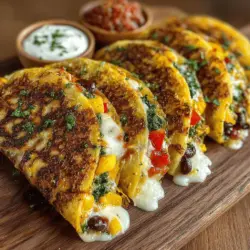 Essen für Kinder zuzubereiten kann oft eine Herausforderung sein, aber mit der richtigen Inspiration wird es zu einem unterhaltsamen und kreativen Erlebnis. Die Regenbogen-Gemüse-Quesadillas sind nicht nur ein köstliches Gericht, sondern auch eine wunderbare Möglichkeit, die Ernährung Ihrer Kinder auf spielerische Weise zu verbessern. Dieses Rezept ist einfach zuzubereiten und kombiniert gesunde Zutaten mit einem ansprechenden Erscheinungsbild, das selbst die wählerischsten Esser begeistern wird.