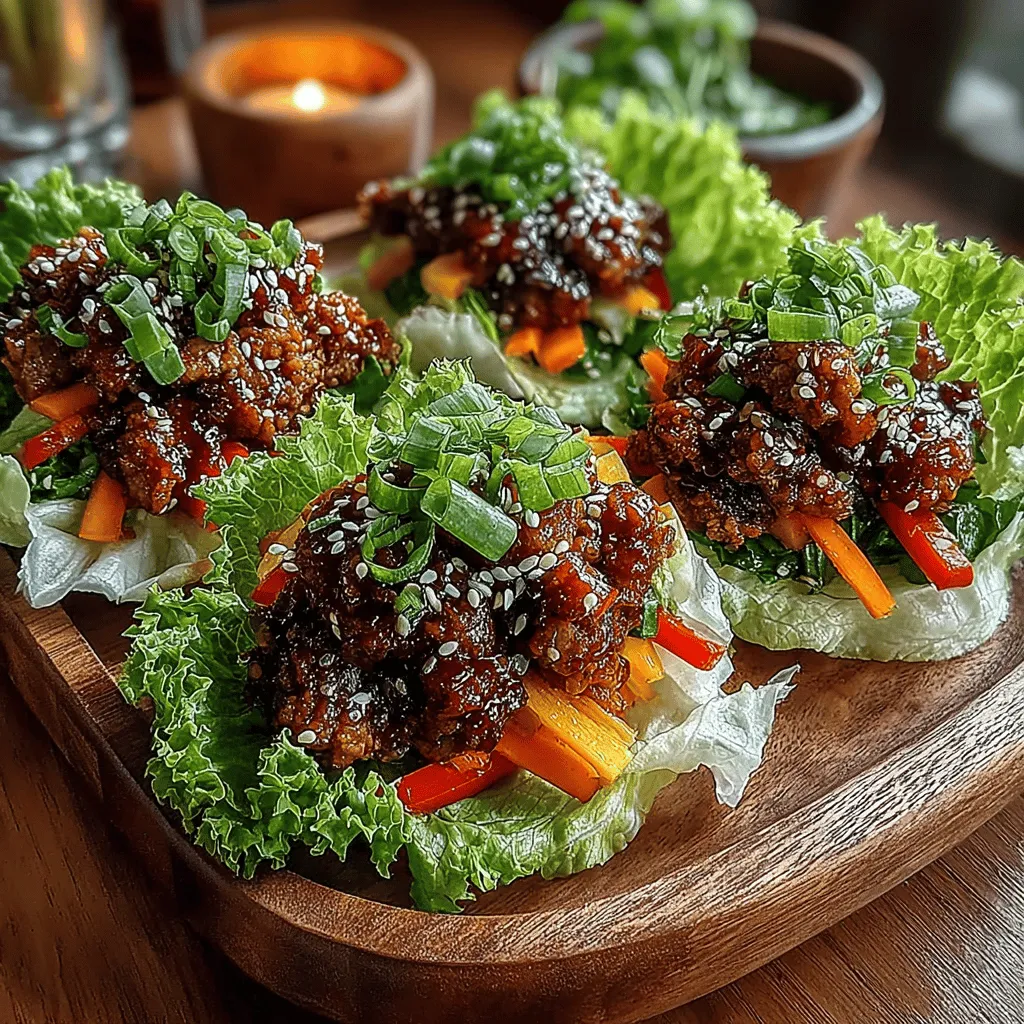 Mini Teriyaki Chicken Lettuce Wraps sind eine der besten Möglichkeiten, um köstliches und gesundes Essen zu genießen, das sowohl schnell zubereitet ist als auch wunderbar schmeckt. Diese Wraps kombinieren die Aromen der asiatischen Küche mit frischen, knackigen Zutaten und sind perfekt für jede Gelegenheit – sei es ein schnelles Mittagessen, ein leichtes Abendessen oder ein geselliges Beisammensein mit Freunden. Die Beliebtheit dieser Wraps liegt nicht nur in ihrem Geschmack, sondern auch in ihrer Vielseitigkeit, da sie sich leicht anpassen lassen, um verschiedene Geschmäcker zu befriedigen.