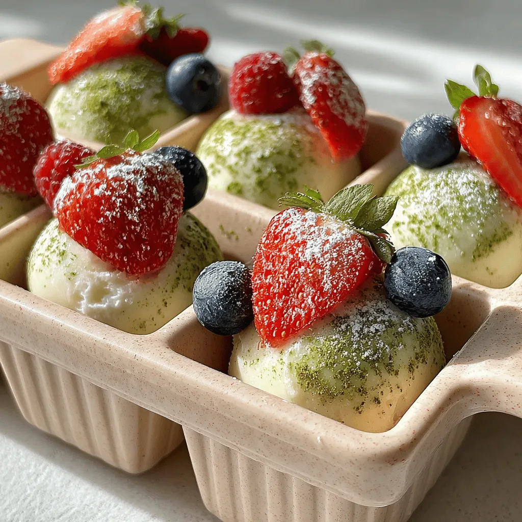 Wenn die Temperaturen steigen und die Sonne scheint, gibt es nichts Erfrischenderes als ein kühlendes Dessert. Eine der besten Möglichkeiten, sich an einem heißen Tag zu erfrischen, sind die himmlischen gefrorenen Vanille-Matcha-Joghurt-Bissen. Diese kleinen Leckerbissen vereinen die cremige Textur von griechischem Joghurt mit dem erdigen Geschmack von Matcha und einer süßen Note von Honig oder Ahornsirup. Sie sind nicht nur lecker, sondern auch gesund und einfach zuzubereiten, was sie zu einer perfekten Wahl für jede Gelegenheit macht – sei es ein entspannter Nachmittag im Garten oder ein festliches Familienessen.