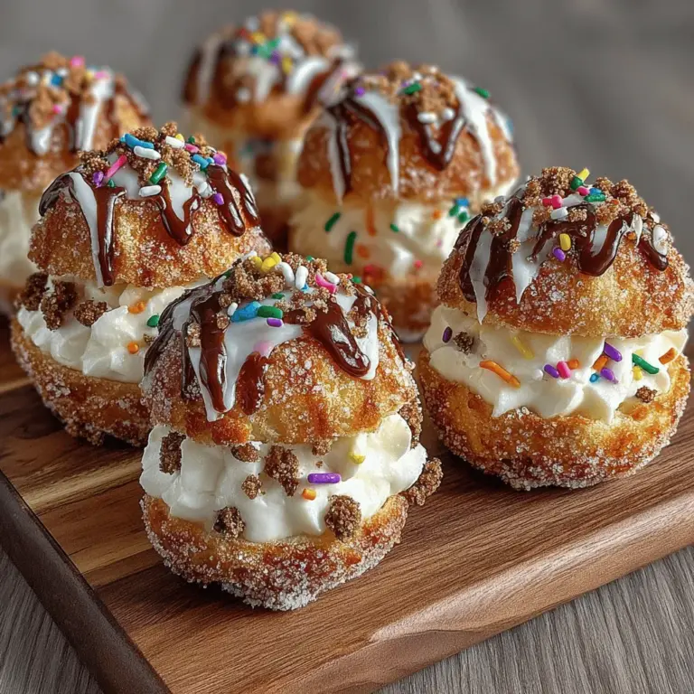 Frosty Crunch Churro Bites sind das perfekte Zusammenspiel von köstlichem Keks und erfrischendem gefrorenem Joghurt, das in jedem Bissen einen Hauch von Freude verbreitet. Ursprünglich inspiriert von der beliebten spanischen Süßspeise Churros, die für ihre knusprige Textur und ihren süßen Zimtgeschmack bekannt sind, haben wir diese Version entwickelt, die nicht nur im Geschmack überzeugt, sondern auch eine erfrischende Überraschung für heiße Sommertage bietet. In diesem Artikel nehmen wir Sie mit auf eine kulinarische Reise, auf der Sie lernen, wie Sie diese köstlichen Churro Bites zubereiten können.