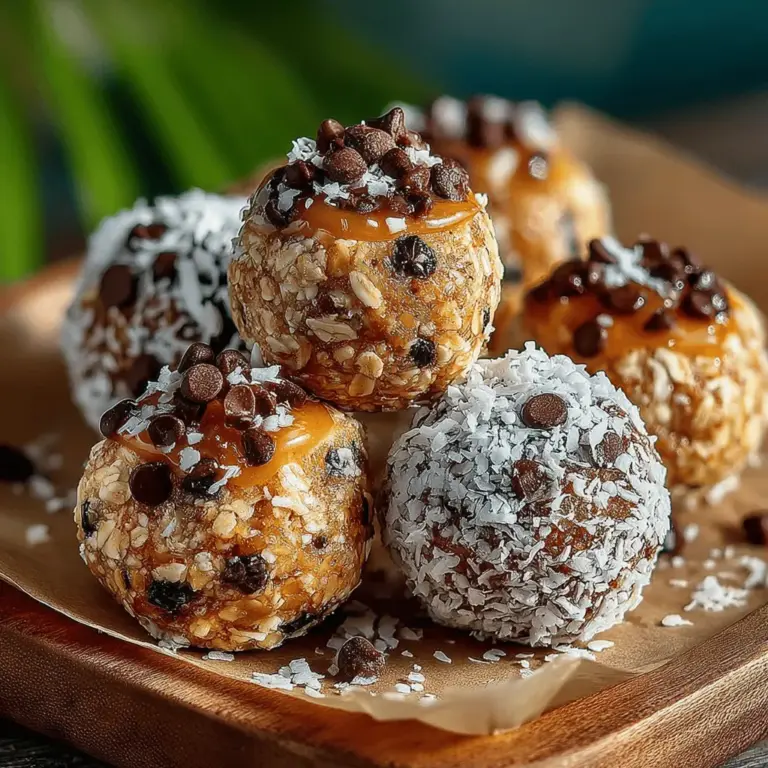 Willkommen in der sonnigen Welt der Sonnenoase No-Bake Energiebällchen! Dieses Rezept bietet nicht nur eine köstliche und gesunde Snack-Option, sondern auch eine hervorragende Möglichkeit, deinem Körper wertvolle Nährstoffe zuzuführen. Egal, ob du einen Energieschub für den Tag benötigst oder nach einer gesunden Nascherei für zwischendurch suchst – diese Energiebällchen sind die perfekte Lösung. Sie sind einfach zuzubereiten und benötigen keine Backzeit, was sie ideal für alle macht, die wenig Zeit in der Küche verbringen möchten.