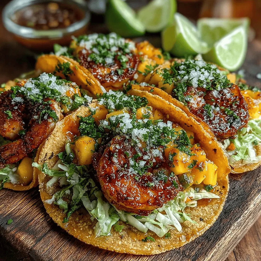 In der bunten Welt der kulinarischen Genüsse erfreuen sich Tacos einer besonderen Beliebtheit. Diese vielseitigen kleinen Taschen sind nicht nur einfach zuzubereiten, sondern bieten auch eine unendliche Vielfalt an Geschmacksrichtungen und Zutaten. Besonders die *Kräftig Gewürzten Shrimp Fiesta Tacos* sticht hervor: Sie vereinen die frischen Aromen des Meeres mit einer lebhaften Mischung aus Gewürzen und frischem Gemüse. Bei jedem Bissen wird das geschmackliche Potenzial dieser Tacos deutlich – sie sind eine wahre Feier der Aromen!