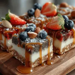 Wenn es um gesunde Frühstücksoptionen geht, ist die Berry Bliss Frühstücksrinde eine hervorragende Wahl. Diese köstliche und nahrhafte Rinde vereint die frischen Aromen von gemischten Beeren mit der Cremigkeit von griechischem Joghurt und der herzhaften Textur von Haferflocken. Sie ist nicht nur einfach zuzubereiten, sondern auch vielseitig und perfekt für hektische Morgen, an denen Sie etwas Schnelles und Nahrhaftes benötigen. Egal, ob Sie auf der Suche nach einem schnellen Frühstück sind oder nach einem gesunden Snack für zwischendurch – diese Frühstücksrinde wird Ihnen gefallen!