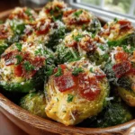 Der Süß-mit-Herzhaftem Ahorn-Speck Rosenkohl Auflauf ist ein köstliches Gericht, das die perfekte Balance zwischen süßen und herzhaften Aromen bietet. Dieses Rezept ist eine wunderbare Möglichkeit, die oft vernachlässigte Gemüsesorte Rosenkohl in den Mittelpunkt zu stellen. Rosenkohl hat in der europäischen Küche eine lange Tradition und erfreut sich insbesondere in den Wintermonaten großer Beliebtheit. Diese Kombination aus knusprigem Speck, süßem Ahornsirup und dem nussigen Geschmack des Rosenkohls sorgt für ein unvergleichliches Geschmackserlebnis, das sowohl als Beilage als auch als Hauptgericht serviert werden kann.