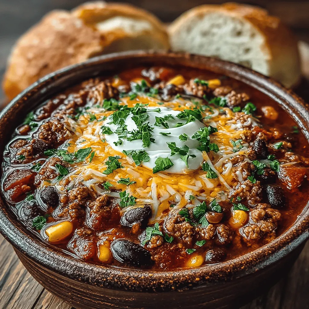 In der modernen Küche spielen Rezepte eine essentielle Rolle, denn sie sind nicht nur eine Anleitung zum Kochen, sondern auch eine Möglichkeit, Geschmack, Kultur und Kreativität in einem Gericht zu vereinen. Insbesondere Chili ist ein beliebtes Gericht, das sich wunderbar an verschiedene Geschmäcker und Vorlieben anpassen lässt. Dieses spezielle Gemütliche Truthahn-Bohnen-Chili ist ein perfektes Beispiel für ein herzhaftes und nahrhaftes Gericht, das einfach zuzubereiten ist und sich ideal für gesellige Anlässe oder als wärmende Mahlzeit an kalten Tagen eignet.