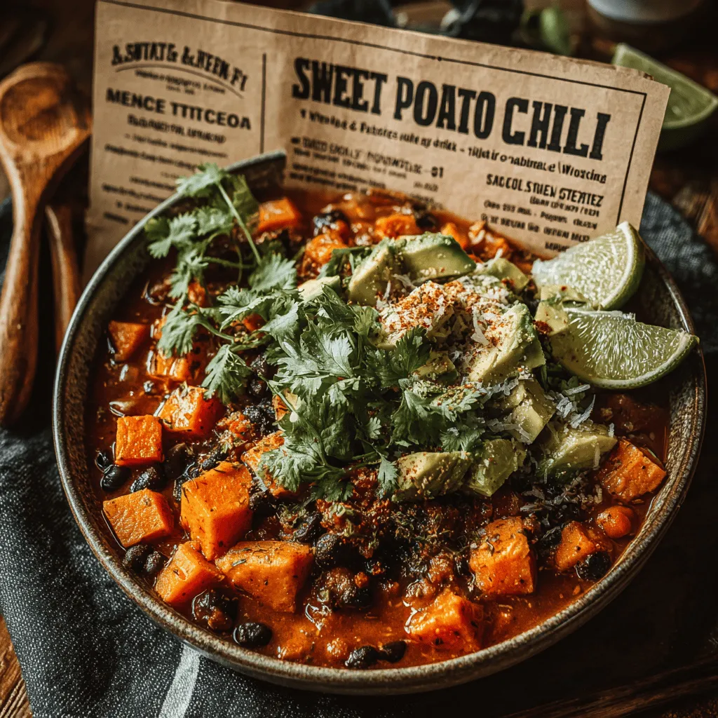 Das Süßkartoffel-Chili ist nicht nur ein einfacher Eintopf, sondern ein wahres Fest der Aromen und eine Hommage an die Vielfalt der pflanzlichen Küche. Dieses Gericht vereint die Süße der Süßkartoffeln mit der herzhaften Würze von Bohnen und Gewürzen, was es zu einer perfekten Wahl für alle macht, die eine gesunde und schmackhafte Mahlzeit genießen möchten. Ob als wärmendes Abendessen an kalten Tagen oder als nahrhafte Option für die nächste Zusammenkunft mit Freunden, dieses Chili ist vielseitig und sättigend.